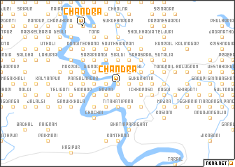 map of Chāndra