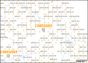 map of Chāndsar