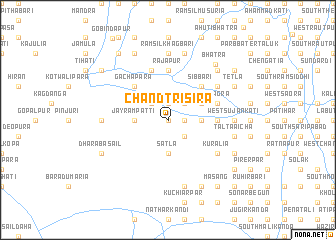 map of Chānd Trisira