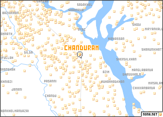 map of Chandu Rām