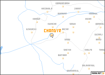 map of Chandyr