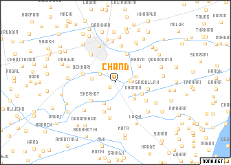 map of Chānd