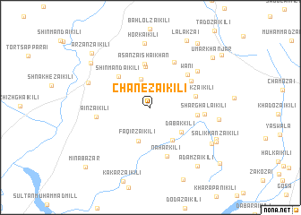 map of Chanezai Kili
