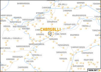 map of Changal-li