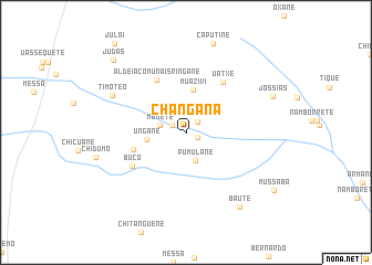 map of Changana