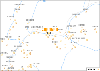 map of Chāngan