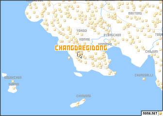 map of Changdaegi-dong