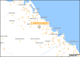 map of Changdae-ri