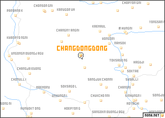 map of Changdong-dong