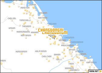 map of Changdong-ni