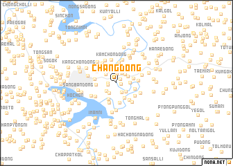 map of Chang-dong