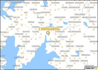 map of Chang-dong