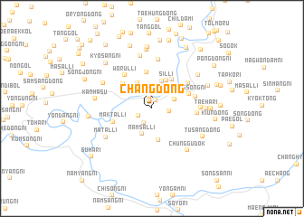 map of Chang-dong