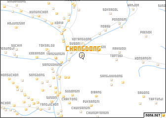 map of Chang-dong