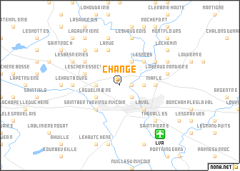 map of Changé
