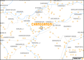 map of Changgang-ni