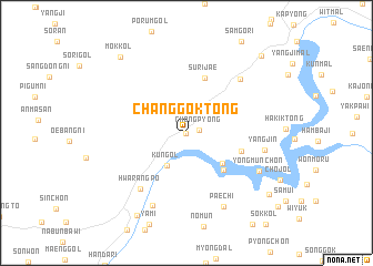 map of Changgok-tong