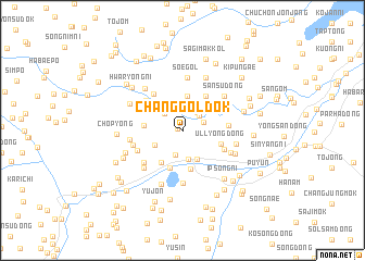 map of Changgoldŏk