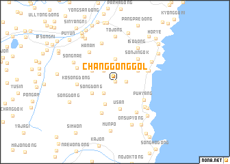 map of Changgong-gol