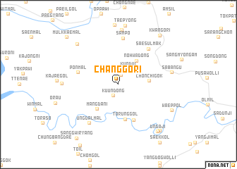 map of Changgŏ-ri