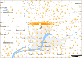 map of Changgyŏng-dong