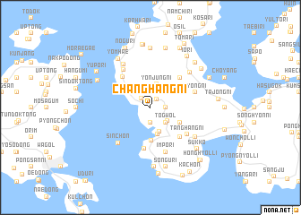 map of Changhang-ni