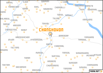 map of Changhowŏn