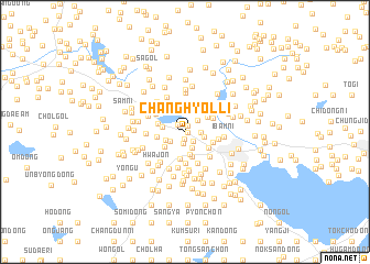 map of Changhyŏl-li