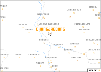 map of Changjae-dong