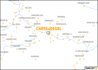 map of Changjae-gol