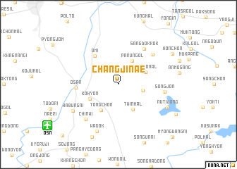 map of Changjinae