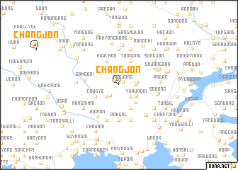 map of Changjŏn