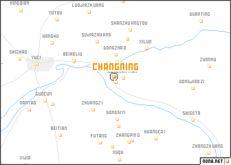 map of Changning