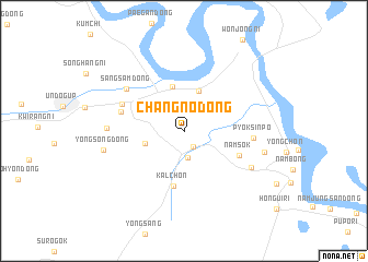 map of Changno-dong