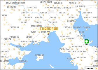 map of Changsan