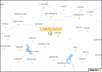 map of Changshan