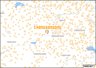 map of Changsŏn-dong