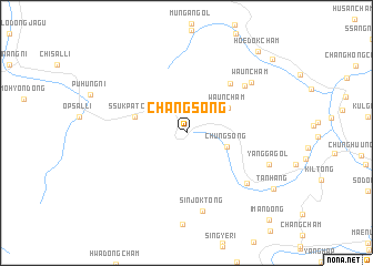 map of Changsŏng