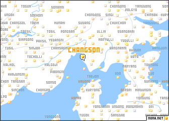 map of Changson