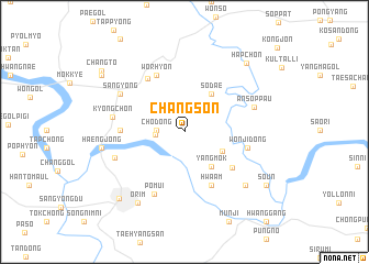 map of Changsŏn