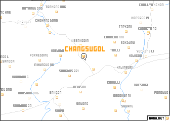 map of Changsu-gol