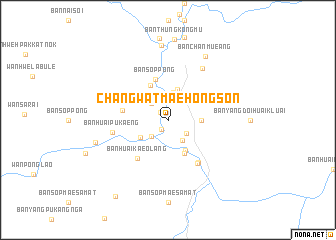 map of Changwat Mae Hong Son