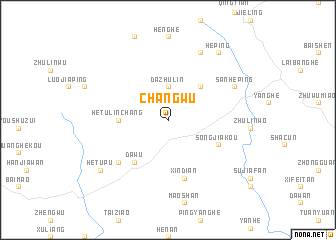 map of Changwu