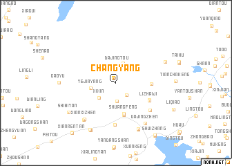 map of Changyang