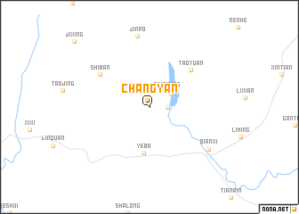 map of Changyan