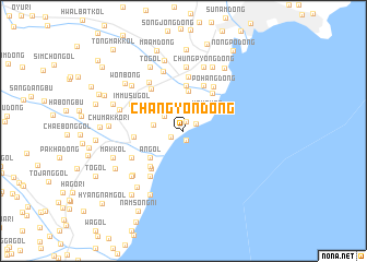 map of Changyŏn-dong