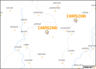 map of Changzhai