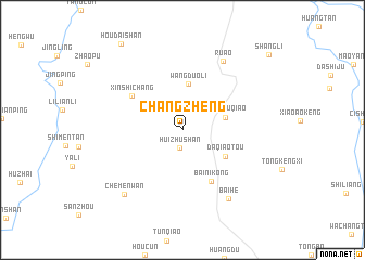 map of Changzheng