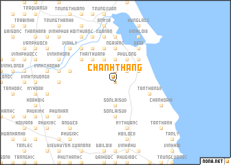 map of Chánh Thắng