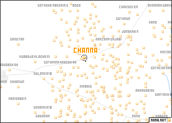 map of Channa